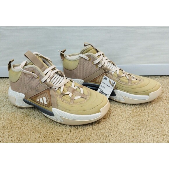 adidas Shoes - Adidas Women's Exhibit Select CP Mid Athletic Basketball Shoes Beige Sz 8 1/2